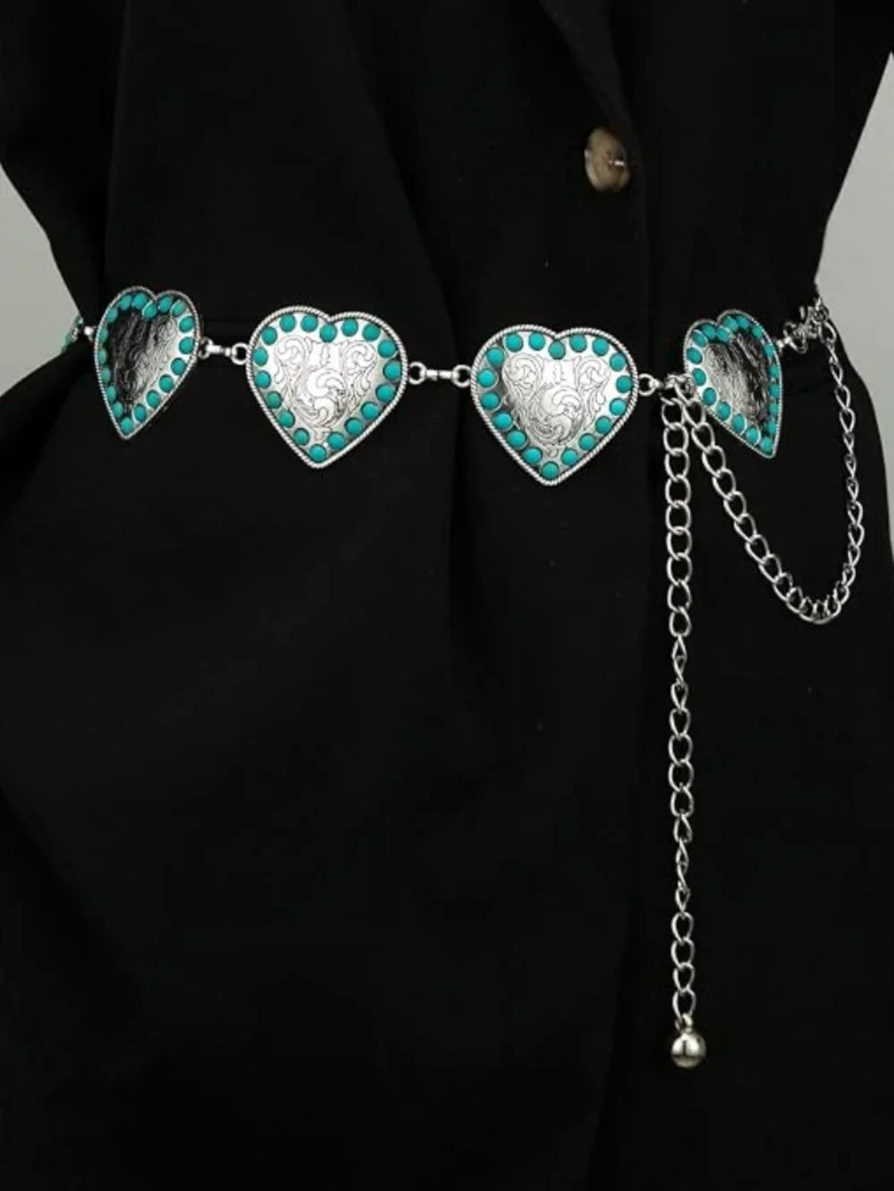 Western Metal Concho Waist Chain for Women | Cowgirl Adjustable